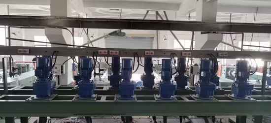 Spinnende Produktionslinie